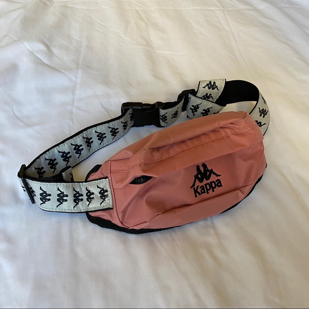 brand new pink kappa fanny pack